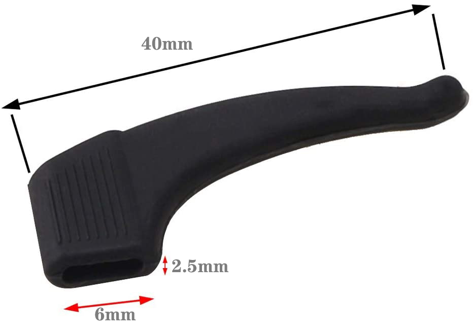 6 Paires De Protège-branches De Lunettes En Silicone Antidérapant - Couleurs Assorties, Pour Un Meilleur Maintien