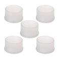 thumbnail image 1 of Unique Bargains Capuchons Transparents pour Pieds de Chaise Protecteur de Sol pour Meubles 5 Pcs 2 Pieds 50mm Diamètre Intérieur, 1 of 7