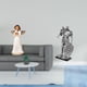 thumbnail image 2 of Juego de figuras de ángeles de resina, estatua de ángel, figura decorativa para el hogar, estante interior, estatua de caballero, escultura colecciona, 2 of 8