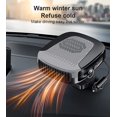 thumbnail image 2 of Calentador de automóvil, Calentador de automóvil eléctrico de 12 V, Calentador de automóvil, Descongelación por aire caliente y frío, Descongelación y descongelación por nieve [Clase de eficiencia energética A] Kuyhfg Bienvenido a Kuyhfg, 2 of 5