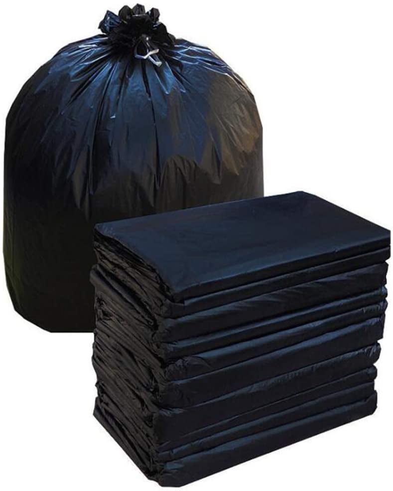 250 X 76L EXTRA Heavy Duty BLACK Garbage Bags Rubbish Bin Liners 25um AUS MADE 