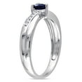 thumbnail image 4 of Everly Women's Created Sapphire Sterling Silver Ring, 4 of 7