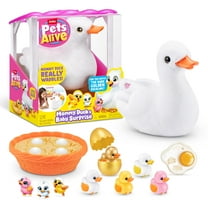 Pets Alive Mommy Duck & Baby Surprise, Nurturing Play Surprise Hatching Interactive Girls Toy by ZURU