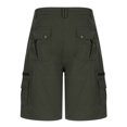 thumbnail image 4 of Men's Flat Front Shorts AnuYalue Cargo Shorts for Men Summer Comfortable Work Shorts Lightweight Athletic Shorts with Multi Pockets, 4 of 5