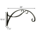 thumbnail image 3 of Achla Designs Wrought Iron Scroll Bracket, Black, 23", 3 of 7