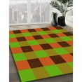 thumbnail image 3 of Ahgly Company Machine Washable Indoor Square Transitional Pistachio Green Area Rugs, 7' Square, 3 of 7