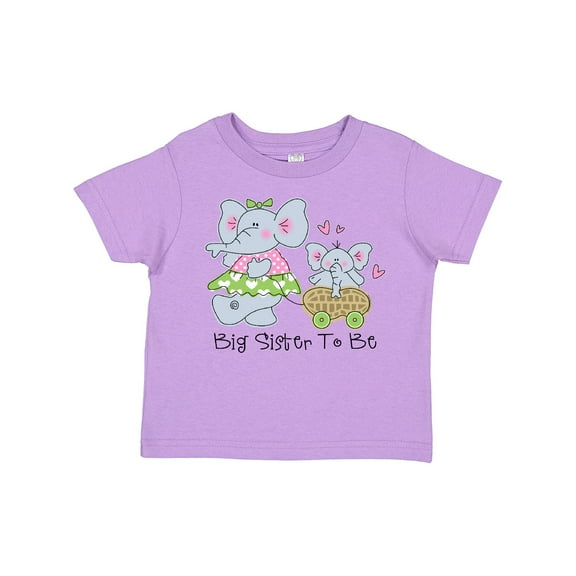 Inktastic Elephant Future Big Sister Girls Toddler T-Shirt