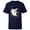 Navy, variant on Princess Leia Ready to Fight - Short Sleeve T-Shirt for Kids - Customized-Navy