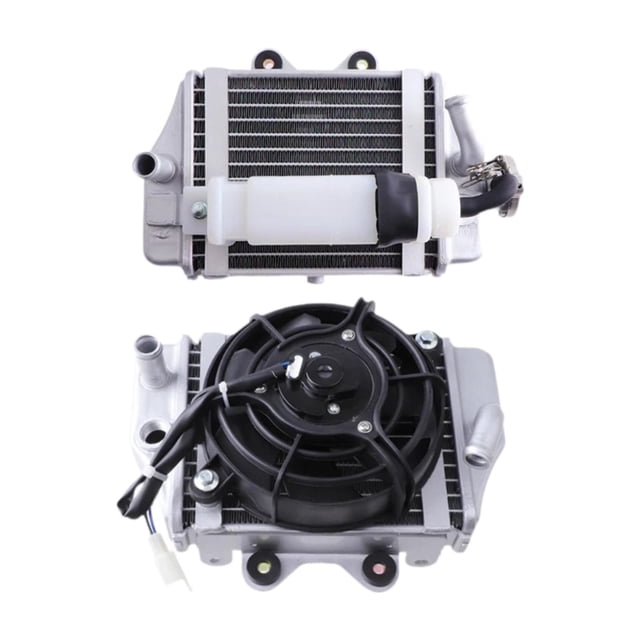 Ventilador de enfriamiento de radiador de aceite enfriador de reemplazo de motocross Piezas de motocross de 250 Ventilador de motocicletas Radiador , A y B