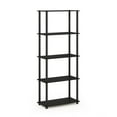 thumbnail image 3 of Furinno Turn-N-Tube 5-Tier Multipurpose Shelf Display Rack,Espresso and Black, 3 of 6