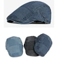 thumbnail image 6 of SikaFu Berets New Spring Summer Hat Caps for Men Women Artist Painter Hat Adjustable Denim Beret Cap Male Female Beret Hat, 6 of 6