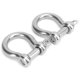 thumbnail image 2 of Grillete De Cadena Ancla De Anillo En D Conveniente Y Confiable Antioxidante Para Caminatas Para Motocicletas Para Arrastrar Para Acampar ANGGREK Otros, 2 of 8