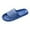 Dark Blue, variant on Slippers for Men Cloud Slides for Women Breathable Mens Beach Shoes Non Open Toe Walking Sandals for Women with Thick Cushioned Sole