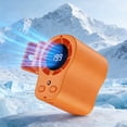 thumbnail image 4 of Klonfd On Air Conditioner Fan With LED Display 360° Rotation Speeds & Semi Technology USB Rechargeable Personal Fan Hands On Fan For Cars Work Camping, 4 of 5