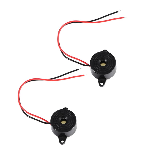OULII 6pcs Piezoelectric Alarm Enclosed Electronic Sound Device With Wires Construction For Low Voltage Applications