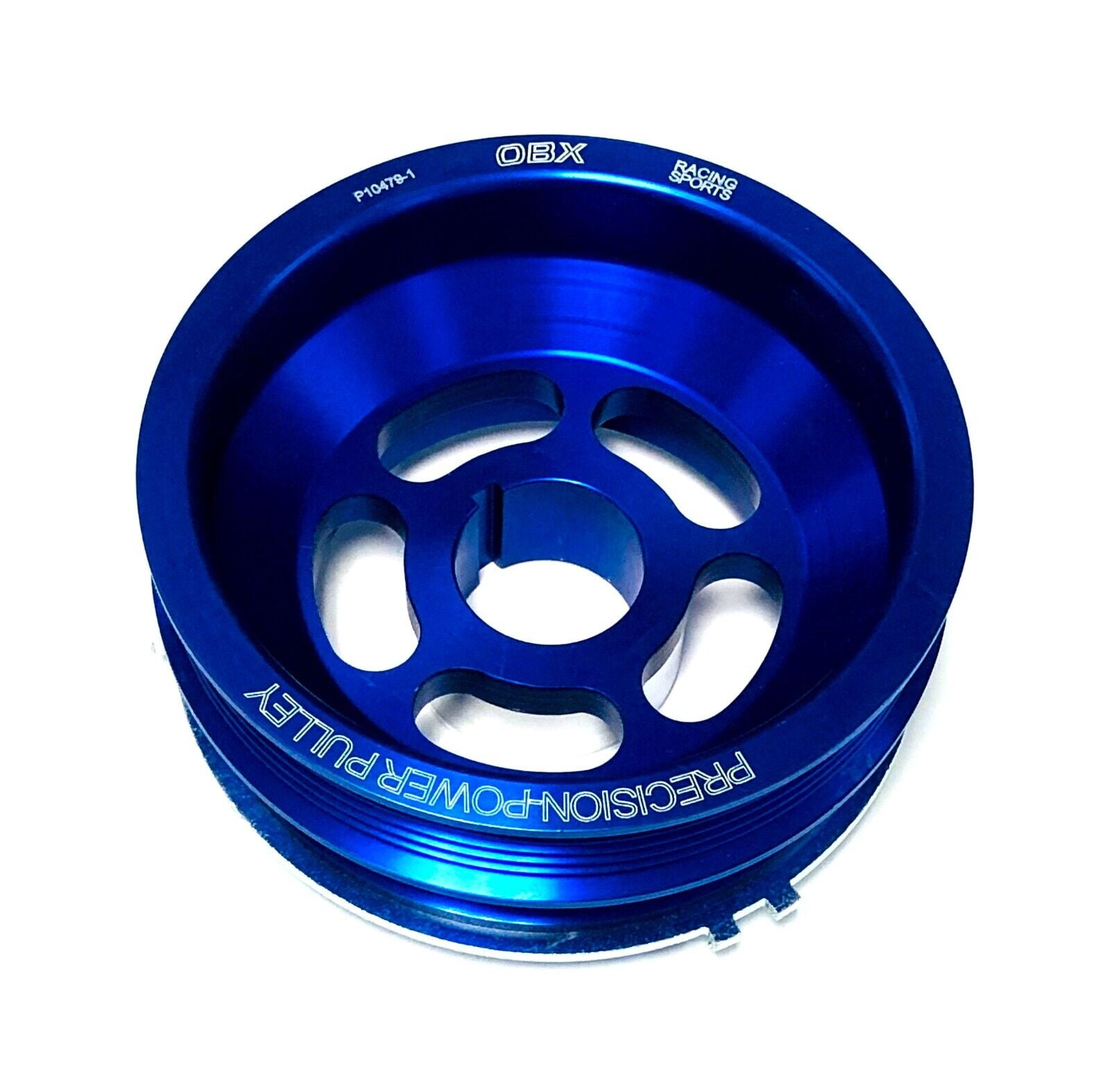 OBX Blue Underdrive Crank Pulley For 9501 Nissan Maxima 3.0L VQ30DE