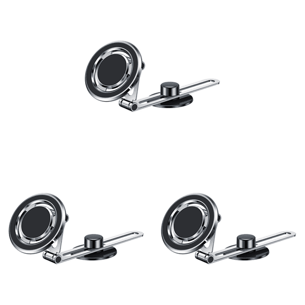 Kuymtek Soporte Magnético para Con Monitor Coche para MacBook IPhone 14/Tesla Model 3 (Plata)