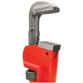 thumbnail image 3 of Performance Tool W1136 Pipe Wrench Set - 8, 10, 14, and 24 Inches, Drop-Forged Steel, Plumbers Wrench, Adjustable, Milled Steel Jaws, Red, 3 of 7