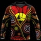 thumbnail image 3 of Novedades en sudaderas y sudaderas Sudadera con capucha aborigen de Australia Sudadera con capucha con estampado 3D para hombres Abrigo tipo jersey Ropa de moda genial para niños, 3 of 5