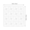 12 Pcs Geometric Drawing Template Wall Decorating Stencil Flooring ...