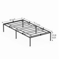 thumbnail image 2 of Bed Frame - Sturdy Metal Platform Twin Size,Metal Bed Frame Heavy Duty Steel Slat Support,Easy Assembly Noise Free with Storage Space No Box Spring Needed, 2 of 9