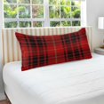 thumbnail image 5 of Coolnut Velvet Body Pillow Cover with Zipper 21x54 in Soft Velvet Body Pillow Case Long Pillowcase for Adults220 Home Decor Gifts, 5 of 7
