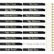 18 Pcs Bachelorette Party Sashes for Bride and Bridesmaid, Bridal Shower Engagement Wedding Party Favors