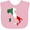 AD-Pink, variant on Inktastic Italian Map Flag Boys or Girls Baby Bib