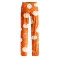 thumbnail image 5 of QWKLEAJ Halloween Pajama Pants Women Loose Fit Elastic Waist Lounge Pants Holiday Party Sleepwear Casual Home Trousers Novelty Print Long Bottoms Comfy Loungewear Festive Nightwear, 5 of 9
