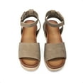 thumbnail image 7 of DREAM PAIRS Girls Flatform Wedge Open Toe Espadrille Sandals with Buckle Ankle Strap for Little Kid/Big Kid, 7 of 7