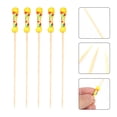 thumbnail image 4 of MasteelfCA 100 Pcs Natural Bamboo Skewers Disposable Fruit Picks Practical Fruit Stick, 4 of 7