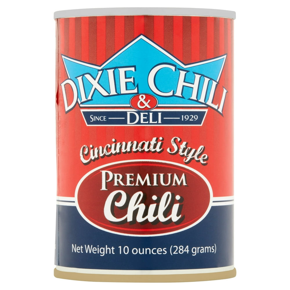 Dixie Chili & Deli Cincinnati Style Premium Chili, 10 Oz