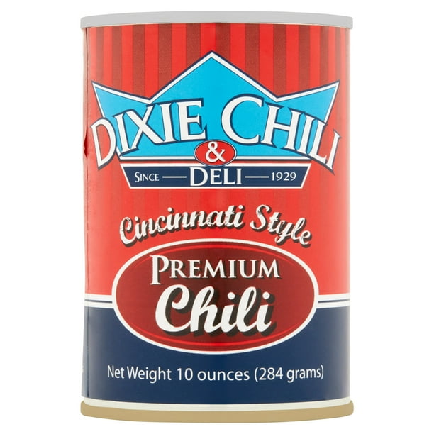 Dixie Chili & Deli Cincinnati Style Premium Chili, 10 Oz