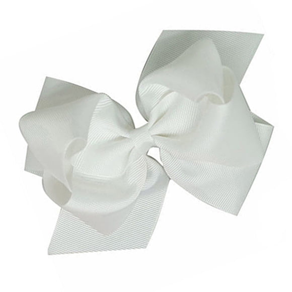 Trayknick 1 Pce Pince à Cheveux Double Couche pour Filles Grand Nœud Ruban Gros-Grain