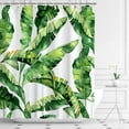 thumbnail image 2 of Flamingo Shower Curtain for Bathroom Palm Leaf Shower Curtain Tropical Shower Curtain Set with Hooks Tropical Bathroom Decor Pink Flamingo Gifts Green Leaf Shower Curtain, 72" W x 72" H, 2 of 5