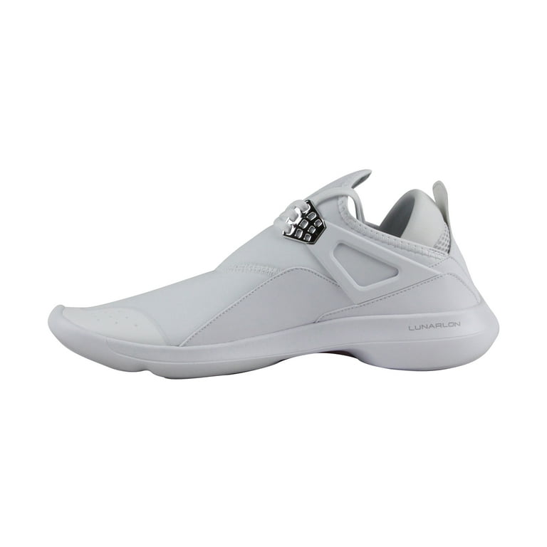 Nike Men s Jordan Fly 89 White White White Chrome Ankle High