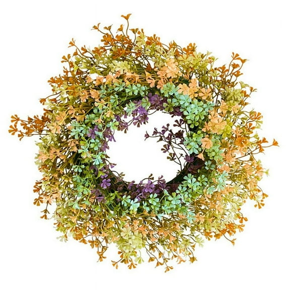 Spring Wreath for Front Door, All Seasons Wreaths for Indoor Window Wall Porch Home Office Farmhouse Decor