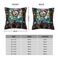 thumbnail image 2 of Tool Band Square Pillow Case Pillow Holder Soft Decorative Pillow Sham Cushion Cases Pillowcase 20"X20", 2 of 7