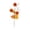 Orange2, variant on Artificial Pumpkin Picks, Velvet Pumpkin Stems, Maple Leaf Halloween Picks, Artificial Fall Pumpkin Branches with Flexible Wire Stem for Vase,Centerpiece, Wreath, Mantel, Farmhouse Thanksgiving Decor