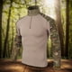 thumbnail image 5 of Camisa de Uniforme de Combate, Camisa de Combate de Manga Larga para Hombre (Camuflaje XXL), 5 of 6