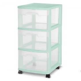 Sterilite Ultra 2 Drawer Cart White Case Of 2 Walmart Com