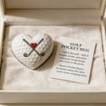 thumbnail image 3 of Heart-Shaped Golf Ball Pocket Hug Gift - Tiny Heart-Shaped Golf Ball Keepsake, Carries Warm Wishes, Sweet Small Present Conveys Care—Ideal for Golf-Loving Friends and Family Members, Multicolour, 3 of 8