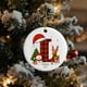 thumbnail image 1 of Adornos navideños con letras del alfabeto | 26 colgantes decorativos | Decoración navideña personalizada para hacer tú mismo, 1 of 6