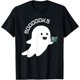 thumbnail image 1 of Books Boo Ghost Reading Funny Halloween Book Lover - Camiseta con diseño divertido, 1 of 2