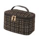 thumbnail image 4 of Bolsa de maquillaje Estuche de cosméticos para niñas, Organizador de maquillaje multifunción grande Bolsa de cosméticos Bolsa de aseo Bolsa de baño de , negro Salvador Estuche de maquillaje, 4 of 9