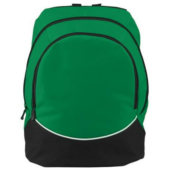 1915A Large Tri-Color Backpack, Kelly - All