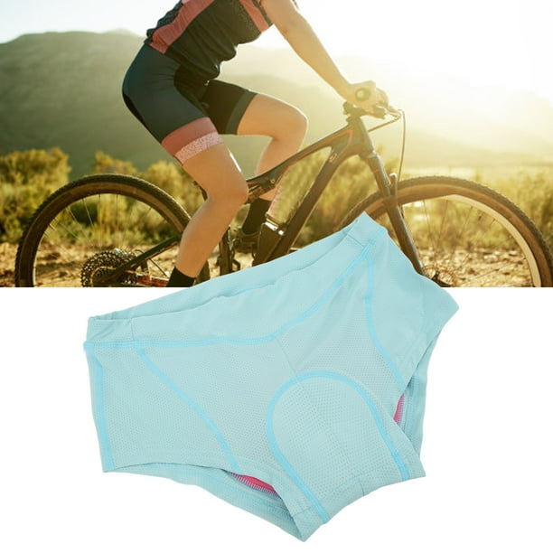 Calzoncillos De Ciclismo Para Mujer Almohadilla De Silicona 3D Ventilada Ropa Interior De Ciclismo A Prueba De Golpes Pantalones Cortos Para Montar