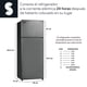 thumbnail image 2 of Refrigerador 2 Puertas 210 Litros 7.4 Pies Acero Inoxidable, 2 of 5