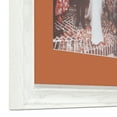 thumbnail image 5 of ArtToFrames 15x21" Matted Picture Frame with 11x17" Single Mat Photo Opening Framed in 1.25" Off White Wash on Ash and 2" Red Orange Mat (FWM-4098-15x21), 5 of 8
