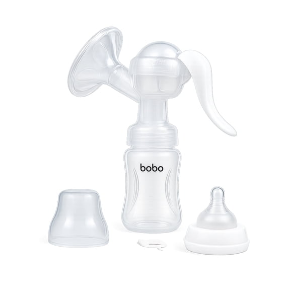 YOHKOH Manual Breast Pump, Portable, with Silicone Cushion, 180ml (6oz)